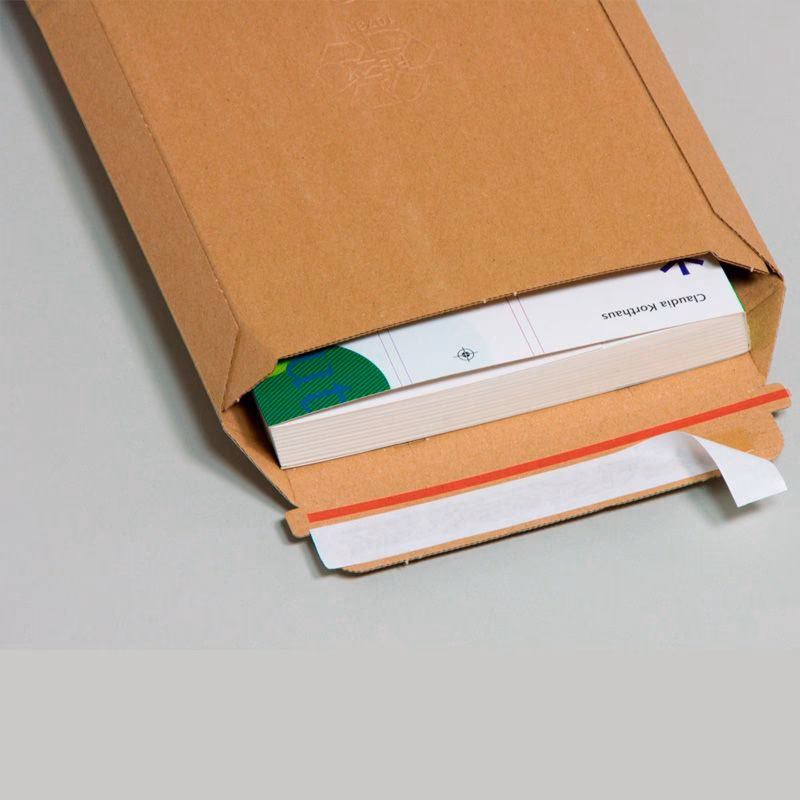 ¿Cuáles son los diferentes tipos de sobres de cartón macizo?