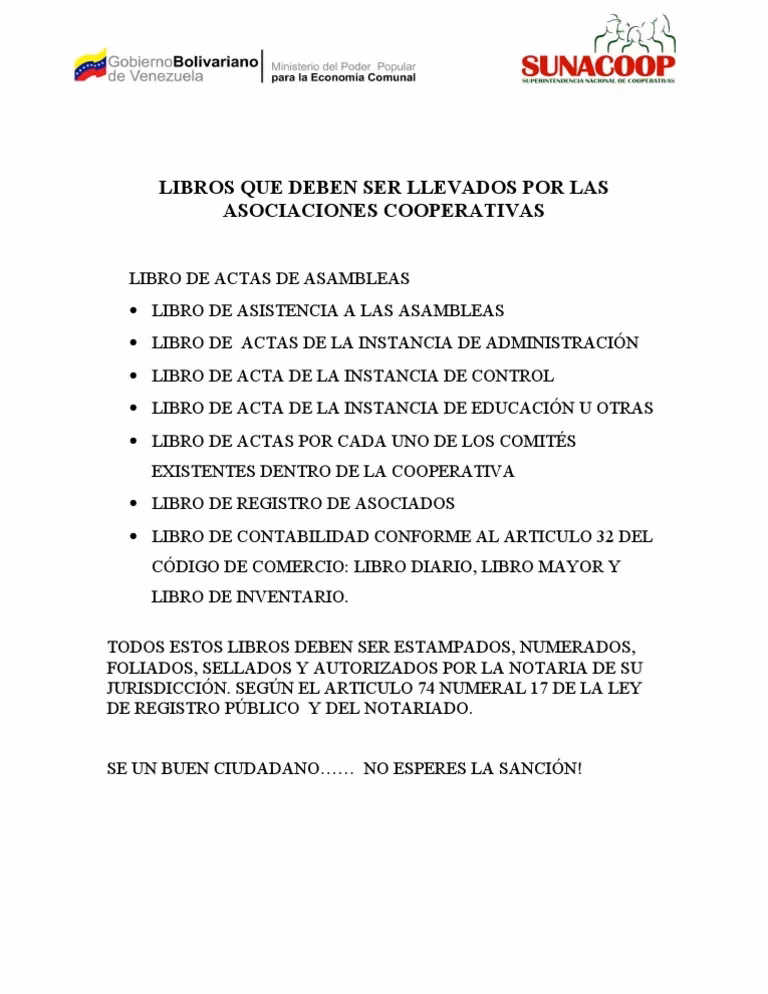 ¿Qué libros contables deben llevar las asociaciones cooperadoras?