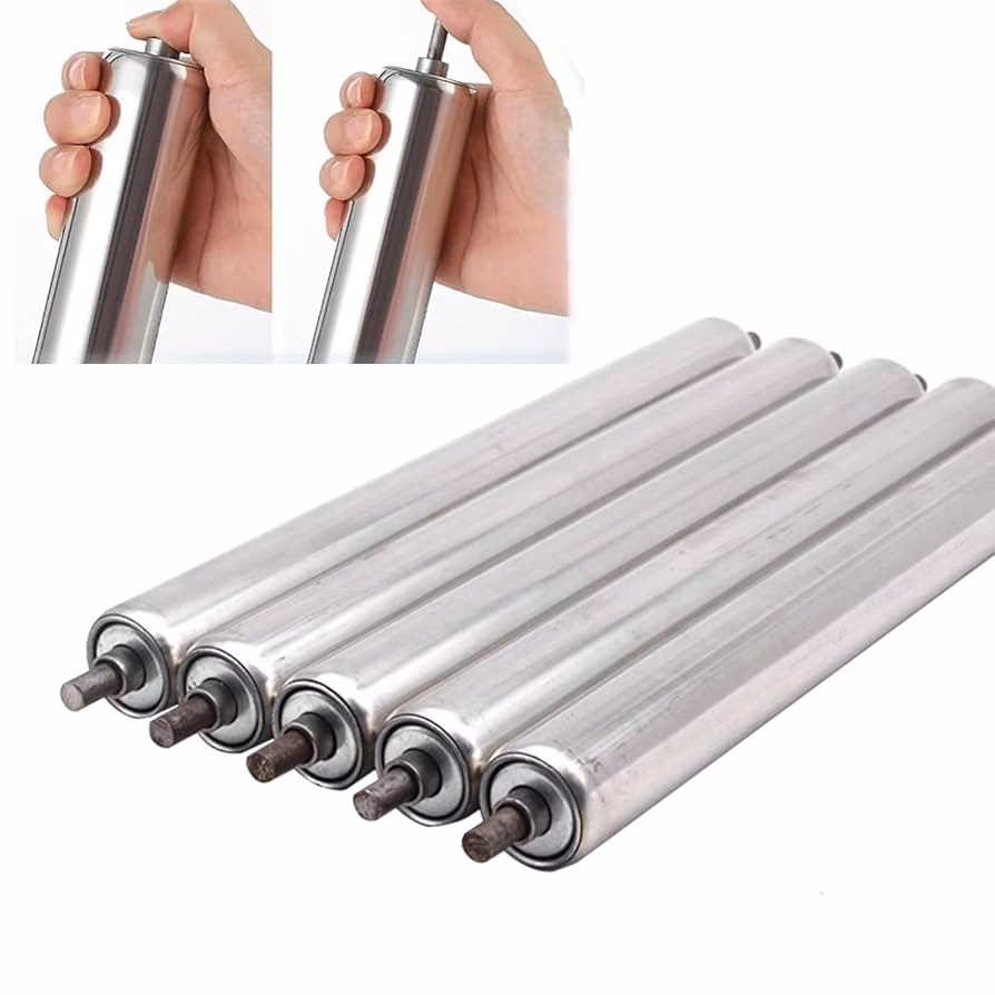 How many stainless steel rollers are there?