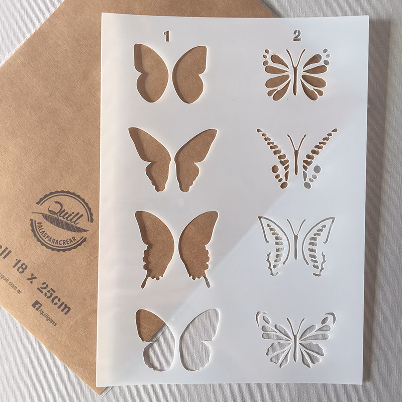 ¿Qué colores se pueden usar en diseños de mariposa?