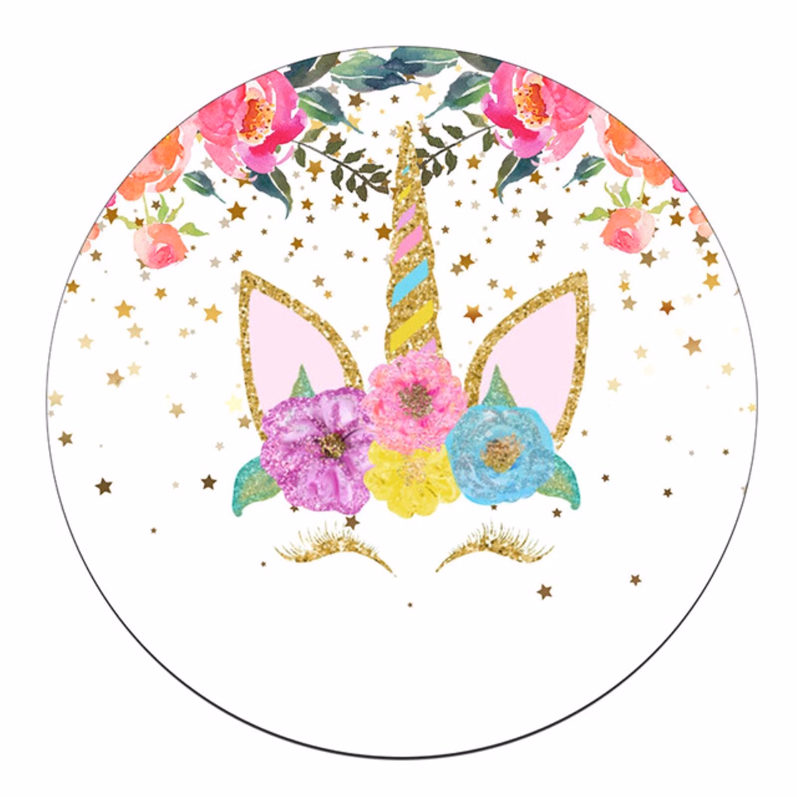 ¿Cómo puedo decorar una invitación con unicornios?