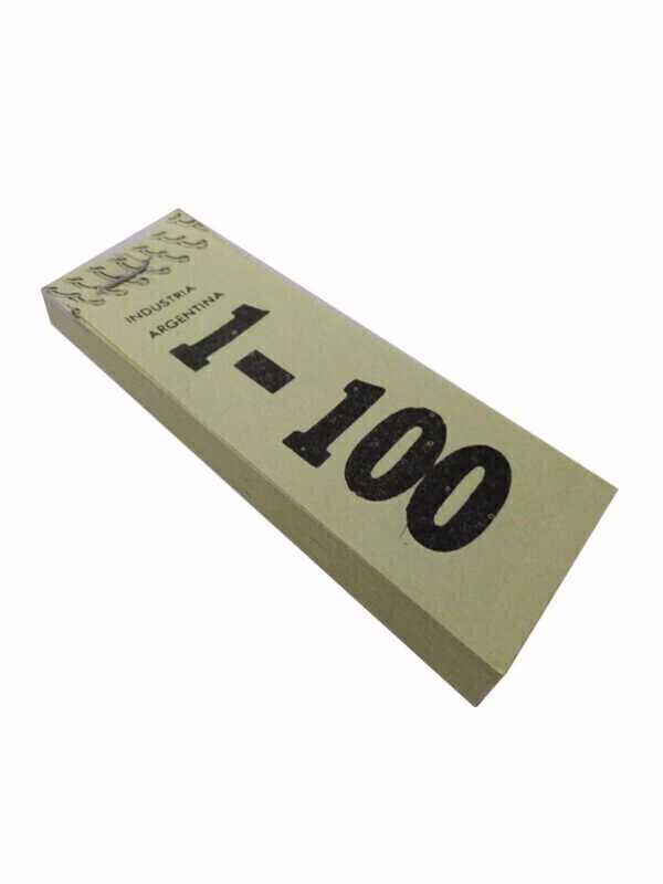 ¿Cuál fue el valor inicial del talonario?