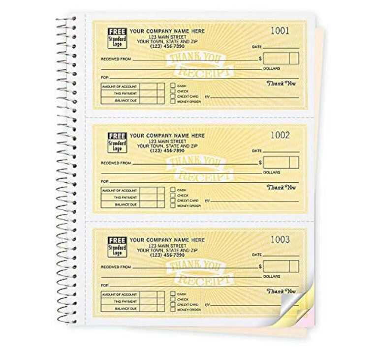 Recibos con Talonario: Control Total de Tus Pagos | Librería la Tijera