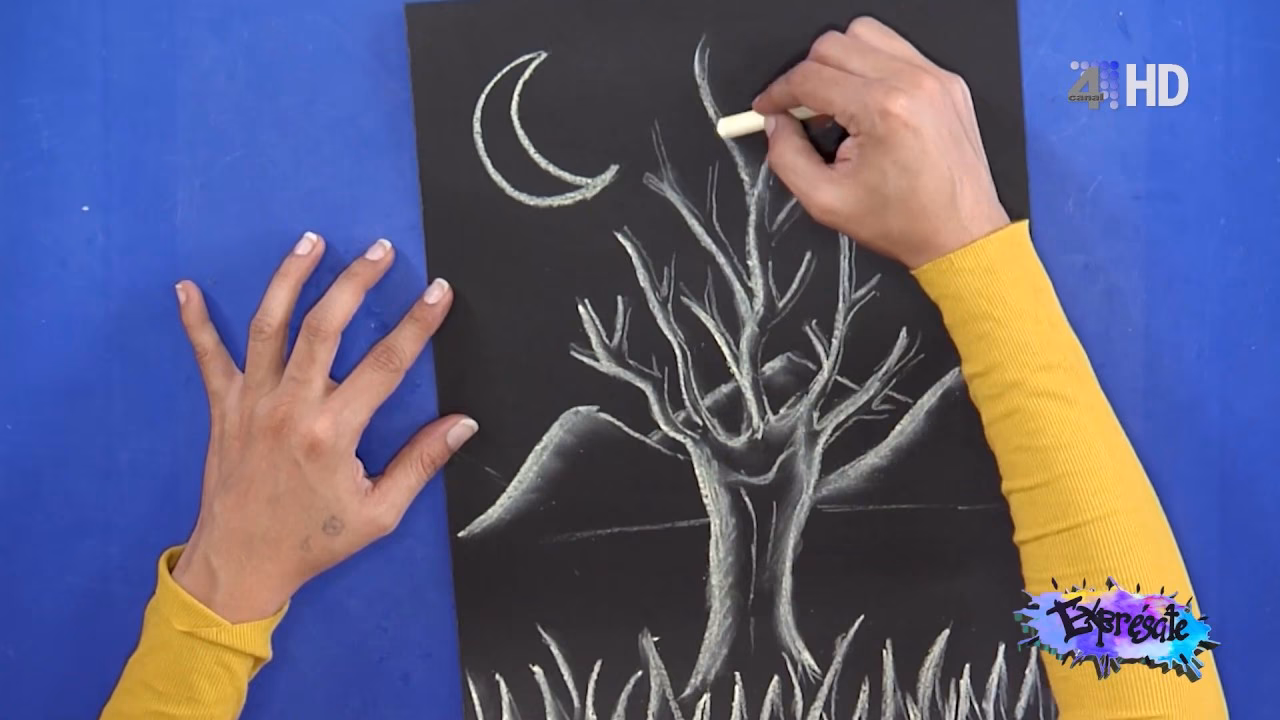 ¿Cuál es la tecnica de la tiza?