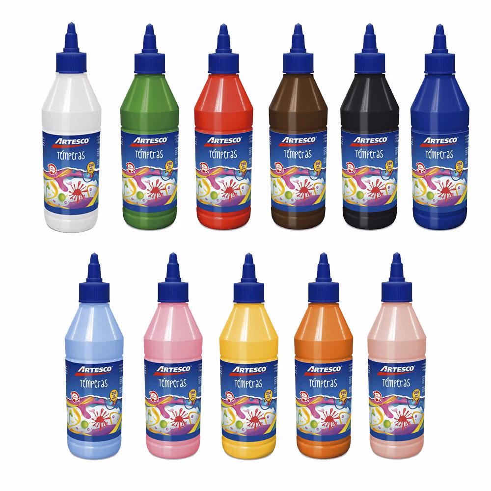 ¿Cuáles son las características de las témperas?