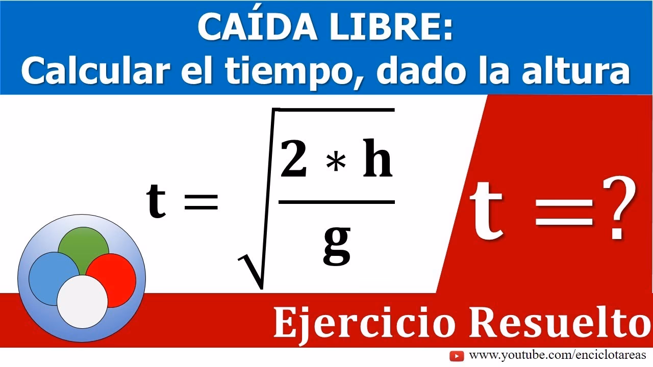 ¿Cómo calcular la distancia de caída libre?