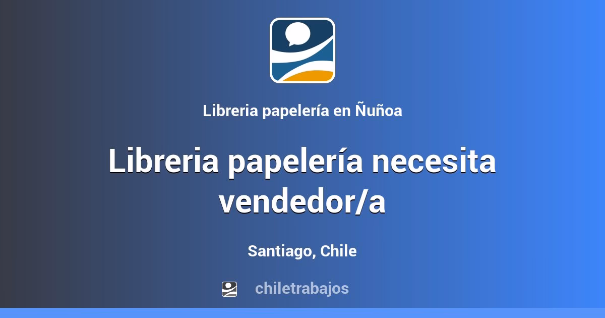 ¿Qué puesto ofrece Libreria Brasil de Santiago Ñuñoa?