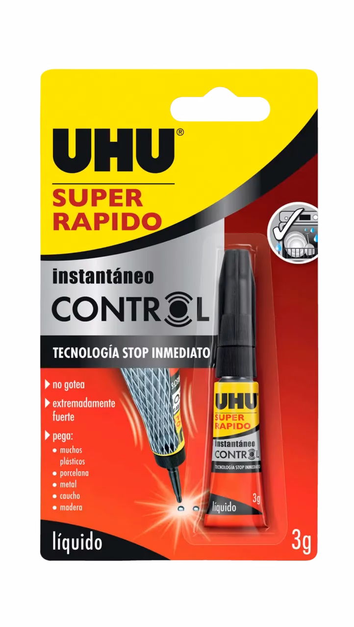 ¿Qué materiales se pueden pegar con Uhu?