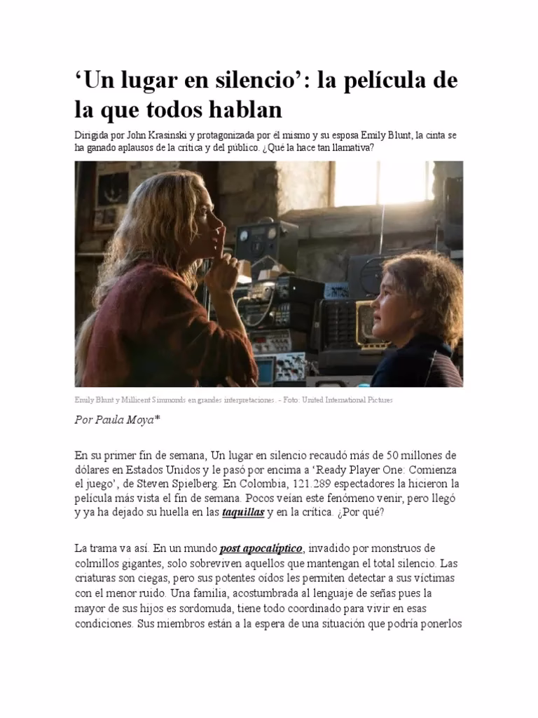 ¿Cuándo abre un lugar en silencio?