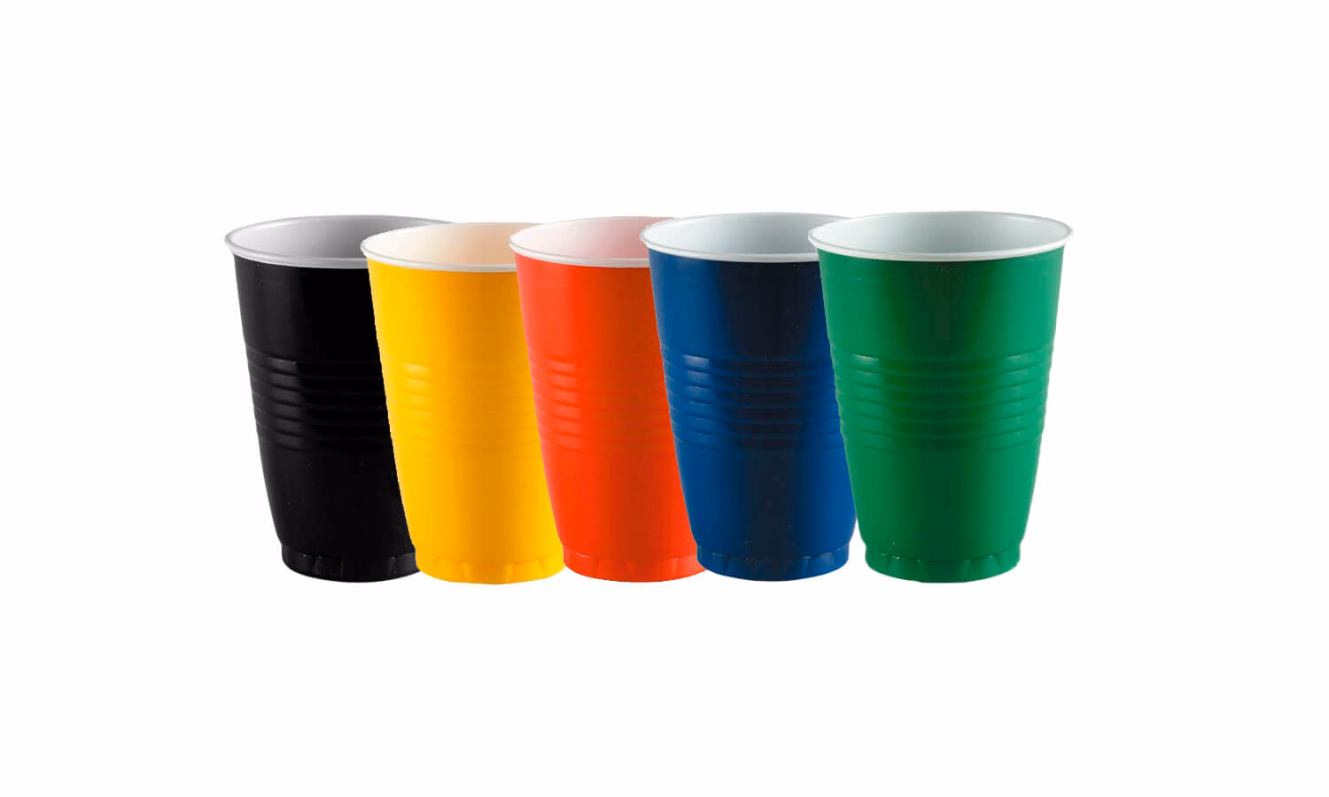 ¿Cómo decorar una mesa con vasos de colores?