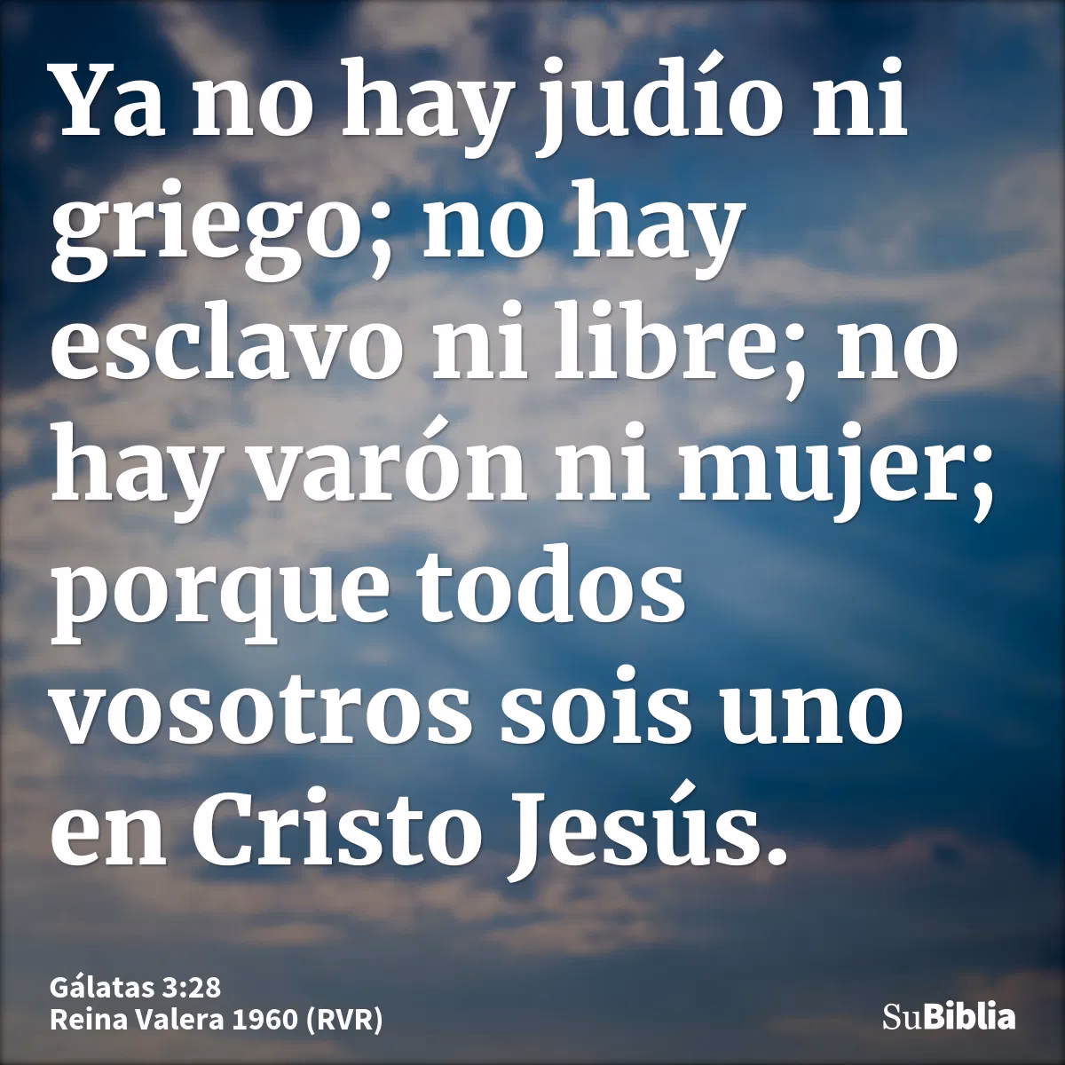 ¿Por qué no hay esclavo ni libre?