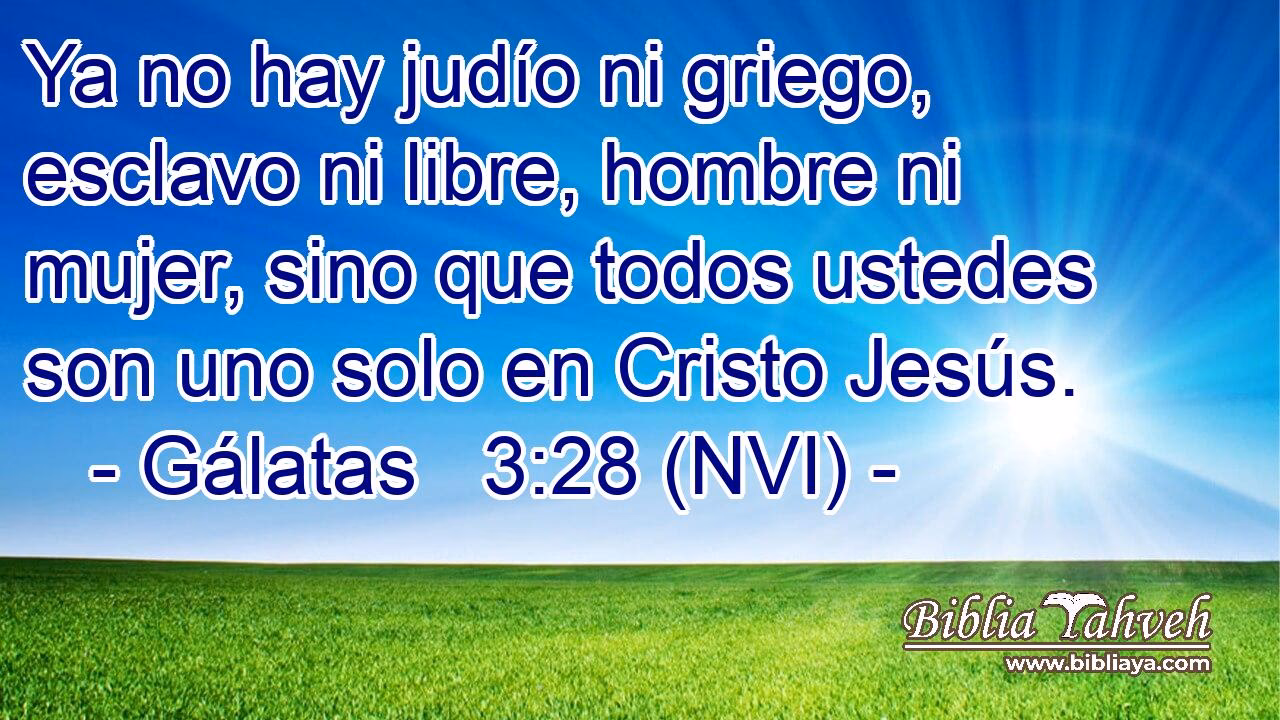 ¿Por qué no hay esclavo ni libre?